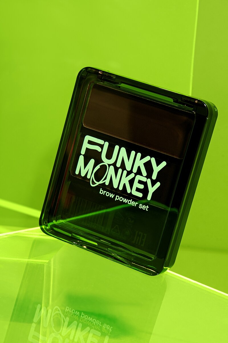 FUNKY MONKEY Набор теней для бровей Brow Powder Set, 2,8 г, 01