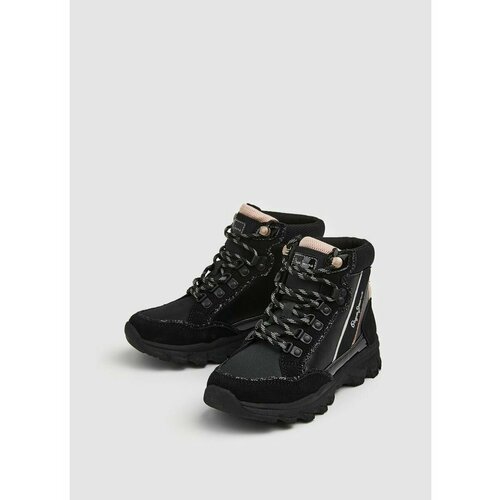 фото Кроссовки pepe jeans, размер 37 eu, черный