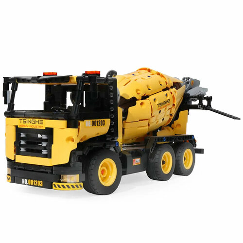 Конструктор Onebot Engineering Mixer Truck 960 дет. OBJBC58AI 3 pack of diecast engineering construction vehicles dump digger mixer truck 1 50 scale metal model cars pull back car toys