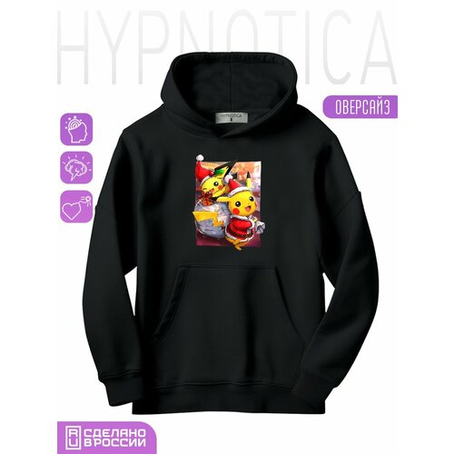 фото Толстовка hypnotica, размер xs, черный