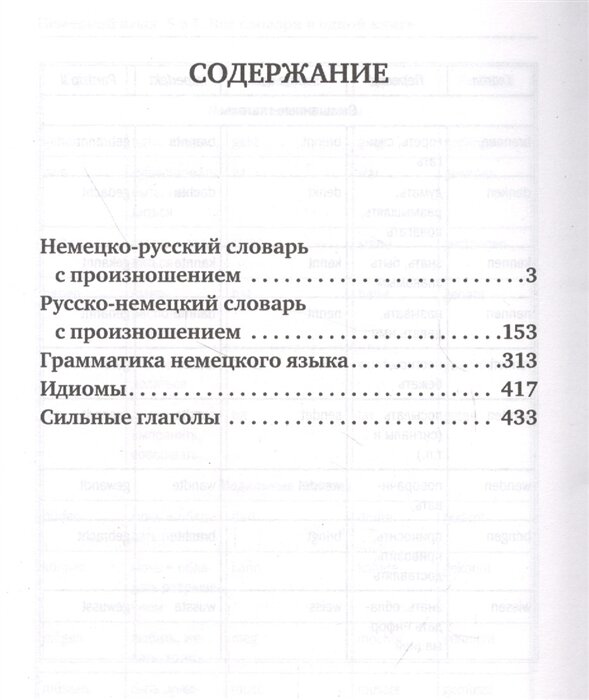 Немецкий язык. Все словари в одной книге: Немецко-русский словарь с произношением. Русско-немецкий словарь с произношением. Грамматика немецкого языка. Идиомы. Сильные глаголы - фото №11