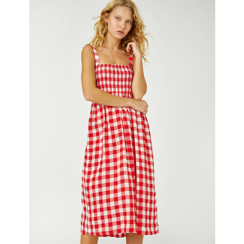 фото Платье koton, размер 42, красный