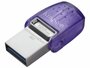 USB-накопитель Kingston DataTraveler microDuo 3C G3 128GB USB 3.2 Gen 1 Purple