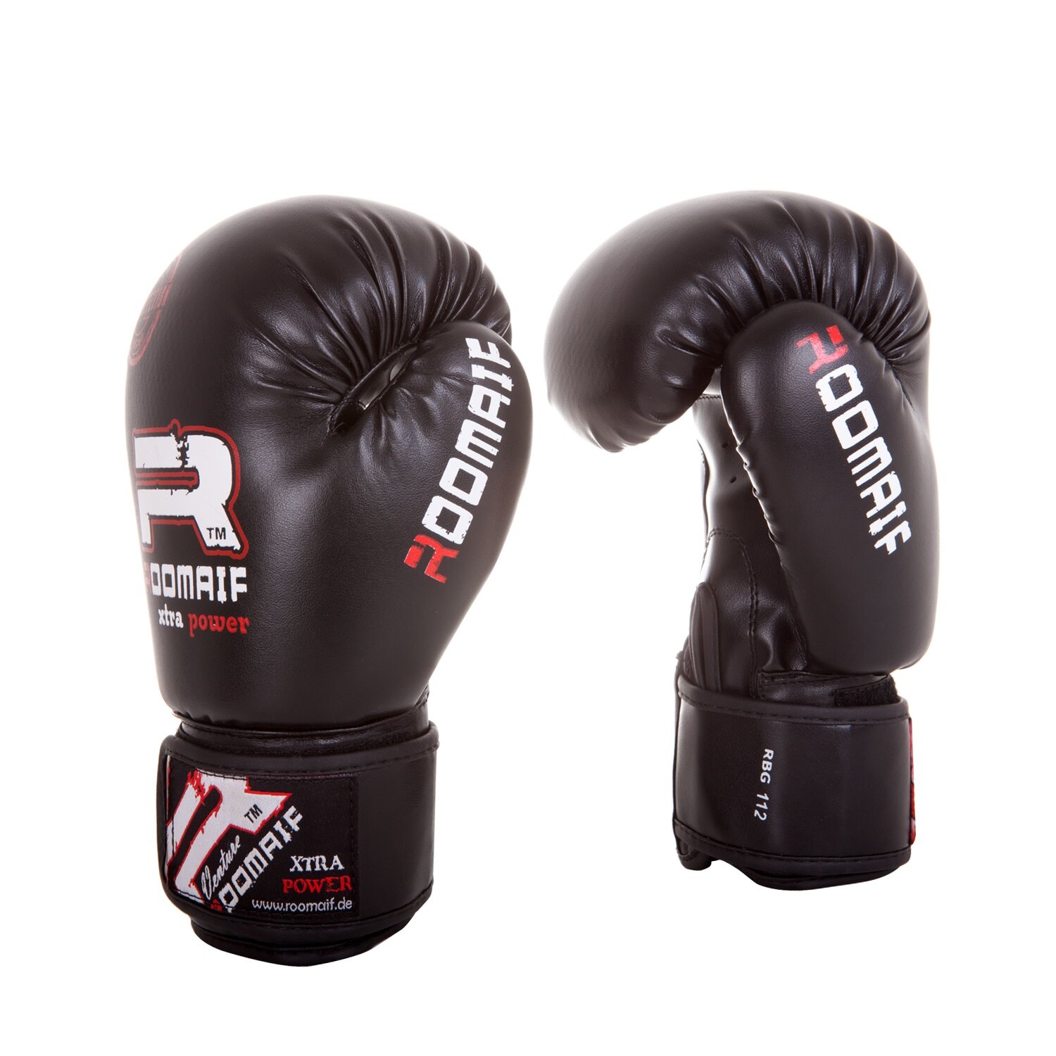 Боксерские перчатки Roomaif Rbg-112 Dx Black размер 10 oz