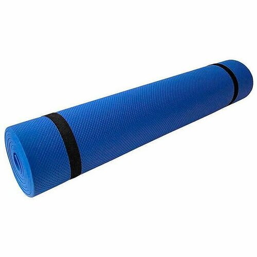 Коврик для йоги SPORTEX (ЭВА, 173х61х0,5 см) (синий) коврик для йоги sportex полупрофессиональный эко пвх 173х61х0 5 см голубой