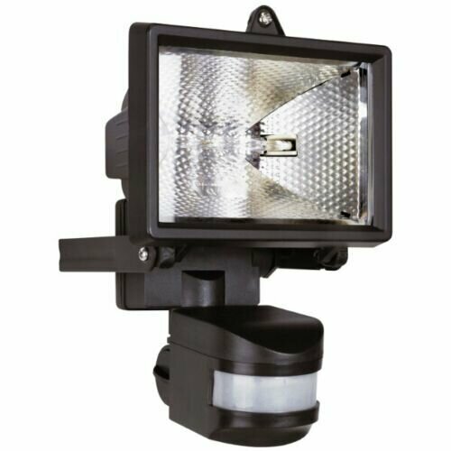 Галогенный прожектор Smartwares Halogen Floodlight With Sensor 20.007.17 с датчиком движения, черный