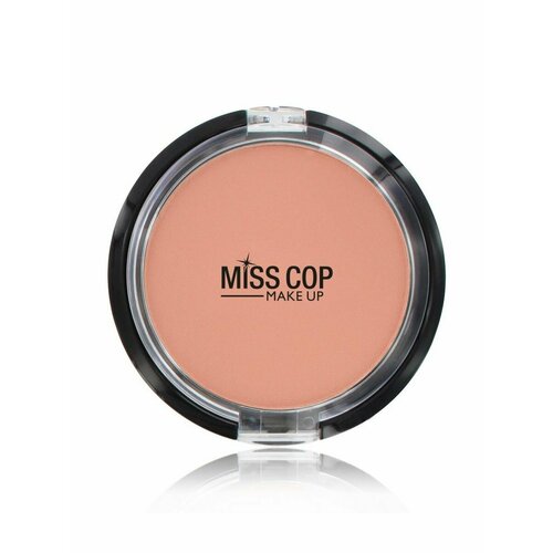 Пудра для лица матирующая MISS COP Compact компактная фиксирующая бежевая 02 Beige naturel пудра для макияжа лица indissoluble compact powder 9г no 01