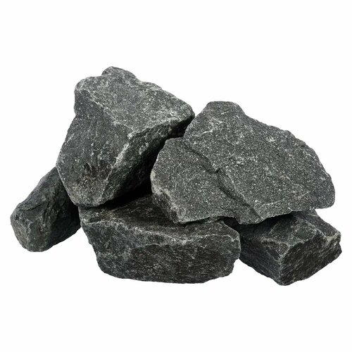 Камни для сауны Габбро-диабаз мелкая фракция 20 кг камни габбро диабаз колотые 20 кг в коробке банная линия