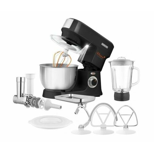 Планетарный кухонный комбайн Sencor Stand Mixer Multifunctional STM 3761BK 1000 Вт, черный