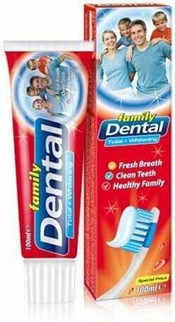 Rubella Зубная паста Dental Family, Total+Whitening, 100 мл