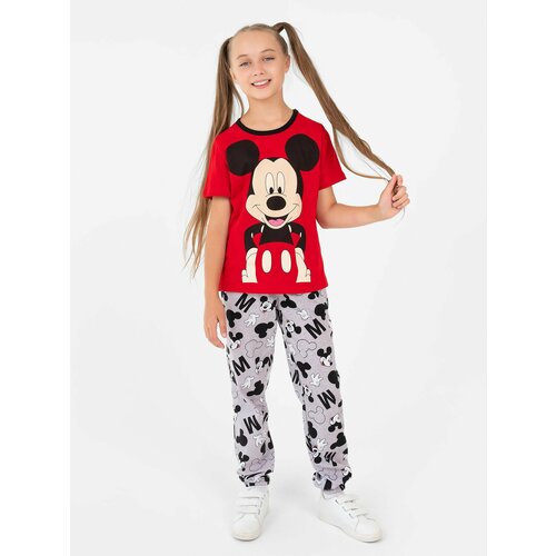 фото Школьный фартук трикотажные сезоны, размер 152, красный