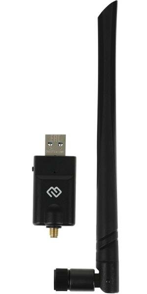 Сетевой адаптер Wi-Fi + Bluetooth Digma DWA-BT5-AC1300E AC1300 USB 3.0 (ант. внеш. съем) 1ант. (упак:1шт)