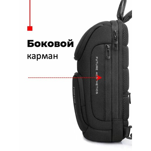 Рюкзак однолямочный Bange BG-7565 black