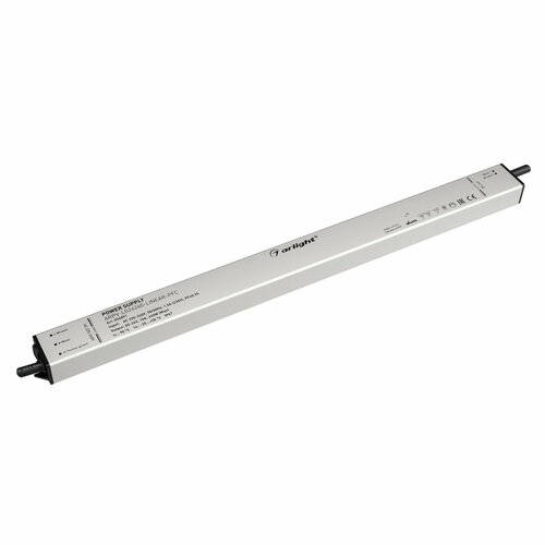 led драйвер светодиода osram ot slim 160 220 240 24 lighting 160 вт 24 2 в 6 61 а постоянное напряжение 195 5 в размер 21х30х404 mm Блок питания ARPV-LG24240-LINEAR-PFC (24V, 10A, 240W) (Arlight, IP67 Металл)