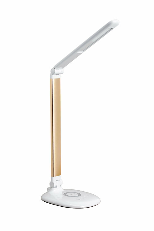 Настольный светильник (белый /золото) 9W LED с функцией ночника, регулировкой температуры света и яркости