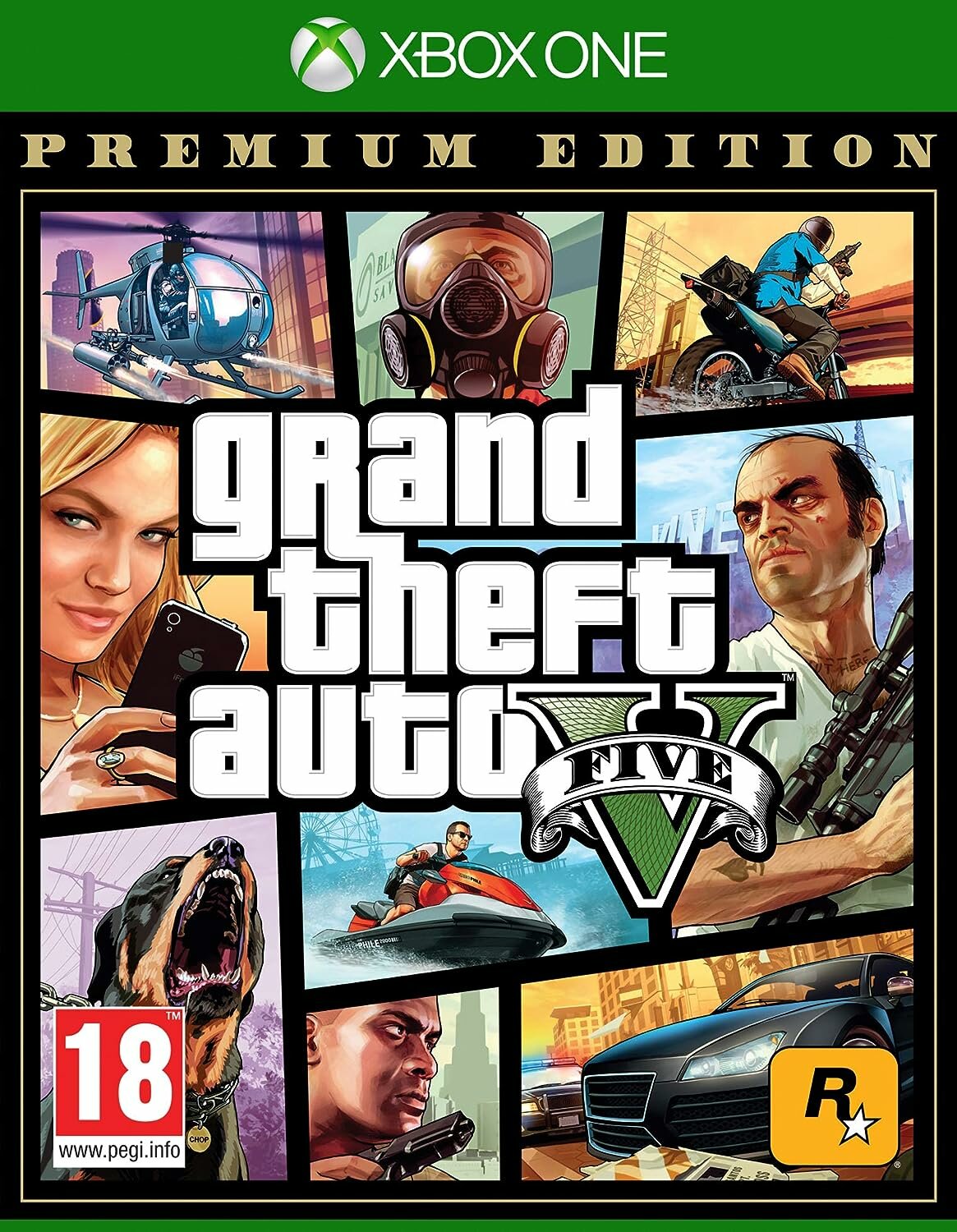 Grand Theft Auto V Premium Edition (GTA 5 Xbox) (Xbox One, Xbox Series X, русские субтитры)