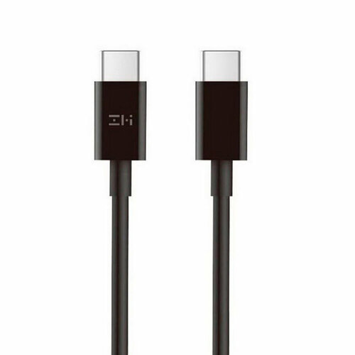 USB-кабель ZMI USB-C to USB-C cable 5A (1.5m) black 100W (ZMKAL08ECNBK) кабель зарядный essager usb type c 100 вт с поддержкой быстрой зарядки черный 2м