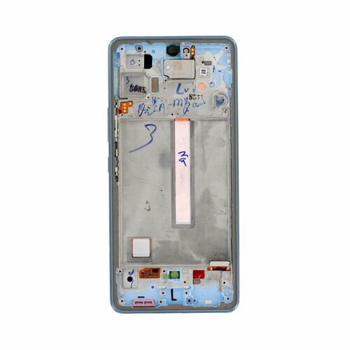 Дисплей в сборе с рамкой для Samsung A53 5G SM-A536 голубой