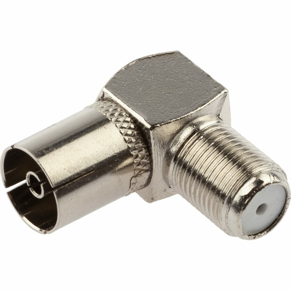 Угловой переходник ЭРА RS-A03-1 гнездо F - гнездо TV simple Б0048295