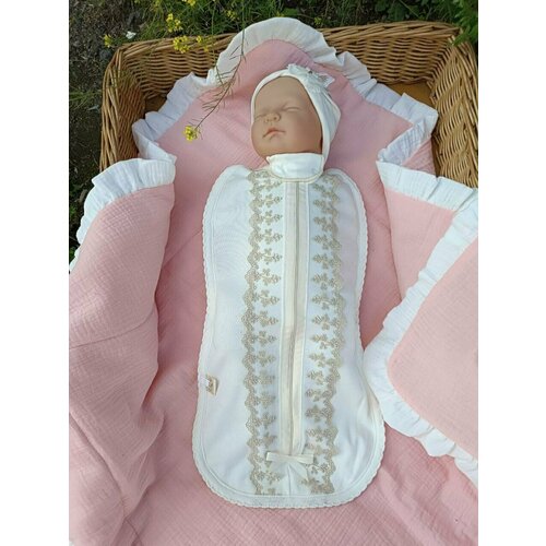 Пеленка кокон для новорожденной Jolly Baby 