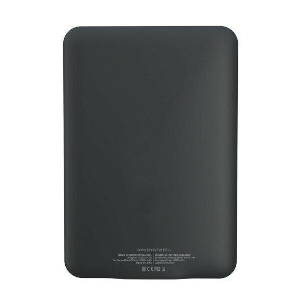 6" Электронная книга ONYX BOOX Faust 1024x758, E-Ink, черный