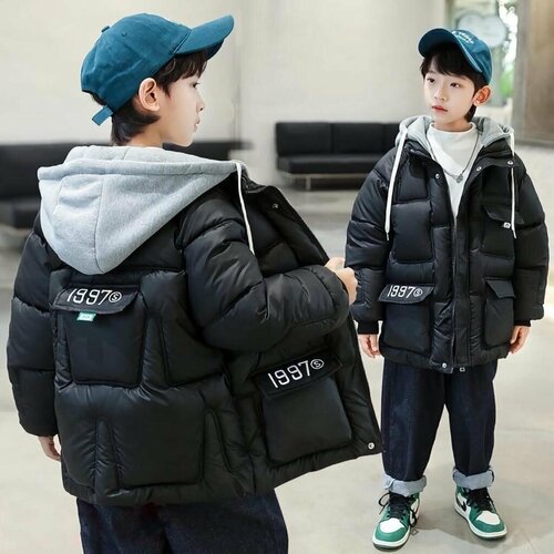 фото Куртка diffberd, размер 140, черный