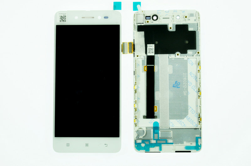 Дисплей (LCD) для Lenovo S90+Touchscreen white в рамке OLED ORIG