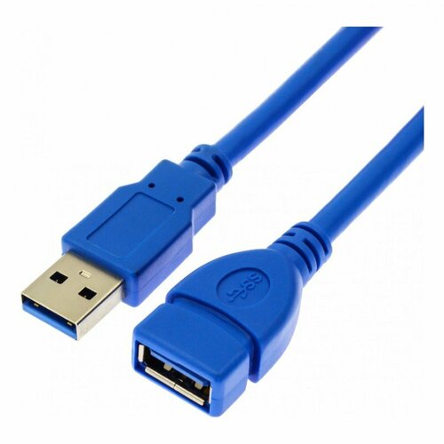 USB 3.0-удлинитель (папа-мама) синий, Длина: 0.5 м брюки noname размер 50 синий