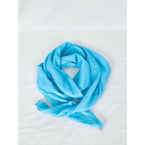 Шарф KIKKA MIA,150х70 см, голубой шарф kikka mia 150х70 см белый голубой