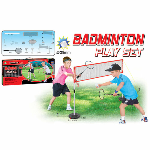 Набор G2015232 для игры в бадминтон и теннис активные игры abtoys спортивная игра бадминтон и теннис 2 в 1 4 предмета
