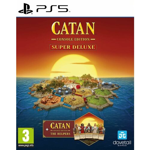 Catan Super Deluxe Console Edition (PS5) английский язык настольная игра catan studio catan trade build settle