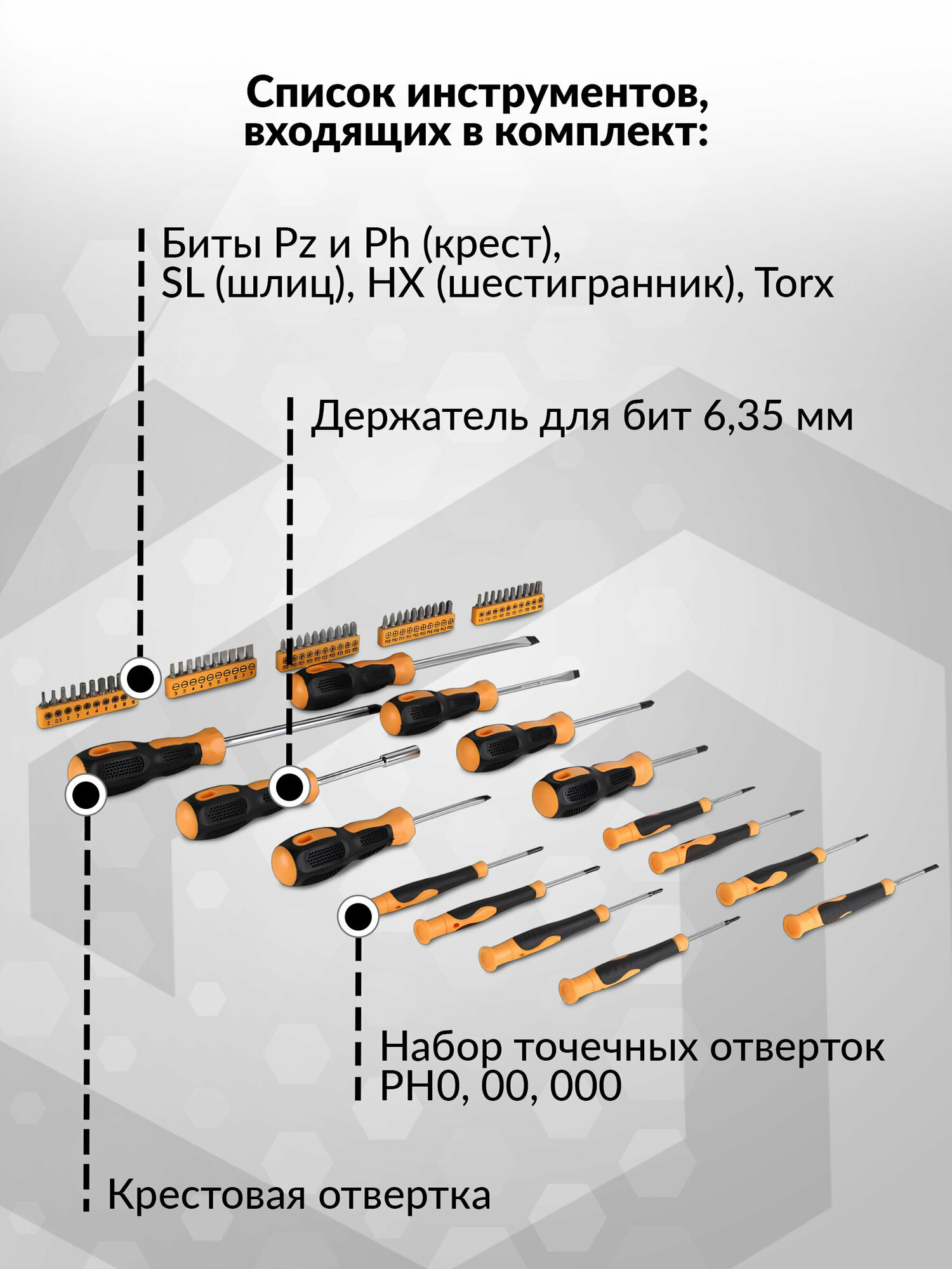 Набор инструментов для дома DEKO - фото №9