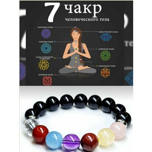 фото Браслет браслет 7 чакр, 1 шт., мультиколор soul mascot