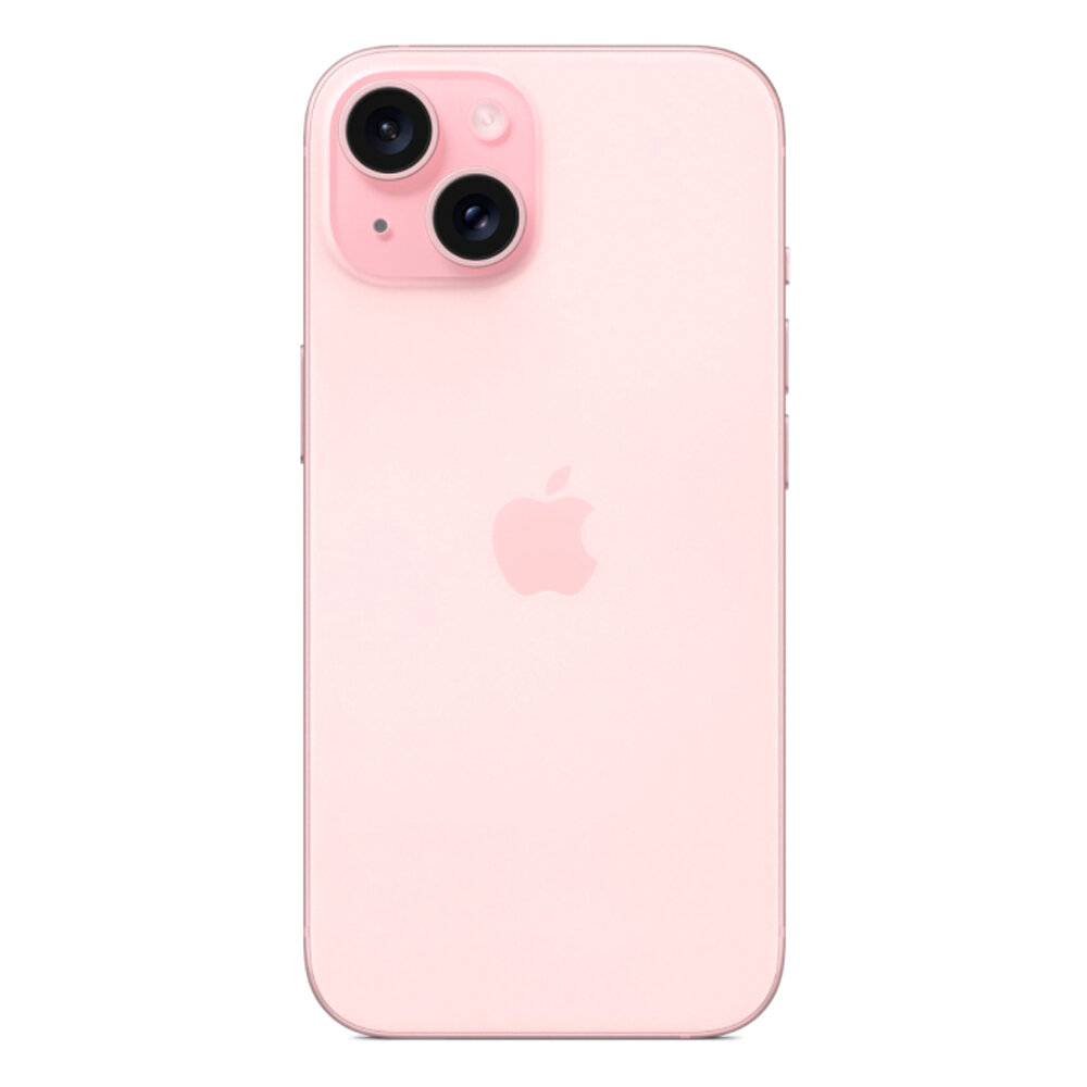 Смартфон Apple iPhone 15 128 ГБ, Dual: nano SIM + eSIM, Розовый (без RuStore) — фото 1