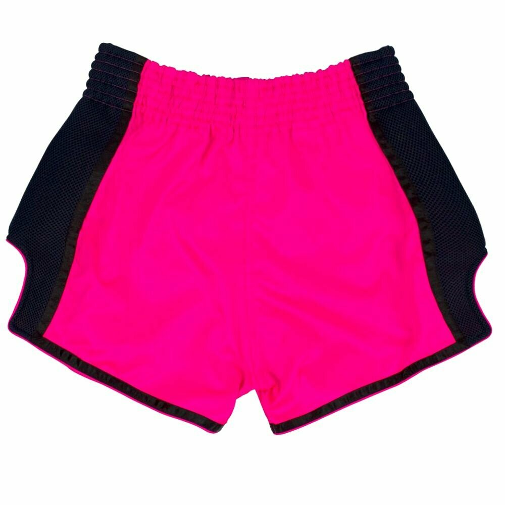 Трусы боксерские Fairtex Базовая коллекция, размер L, розовый/черный — фото 1