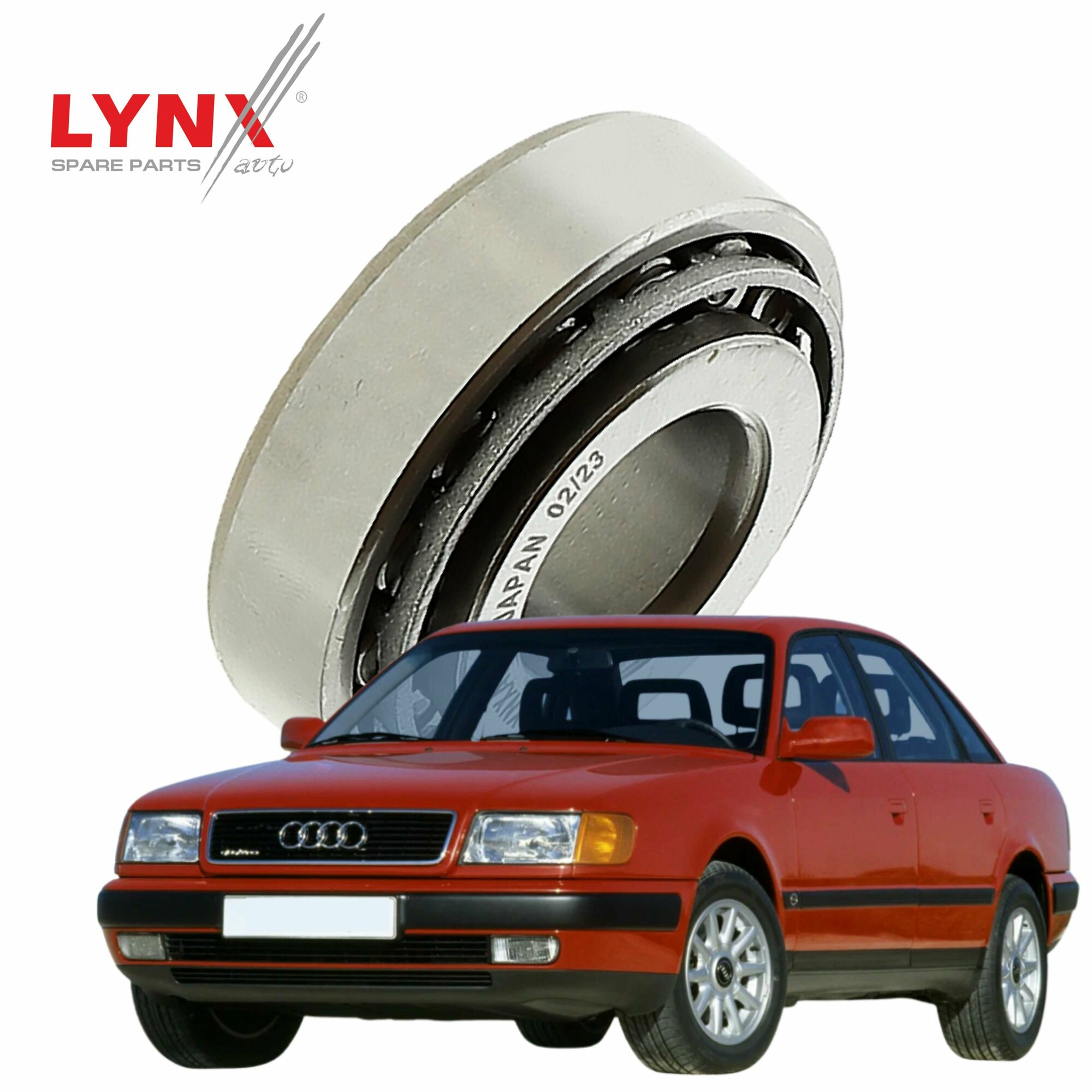 Подшипник ступицы Audi 100 (4) / Ауди 100 1990 1991 1992 1993 1994 1995 / задний 1 шт LYNXauto