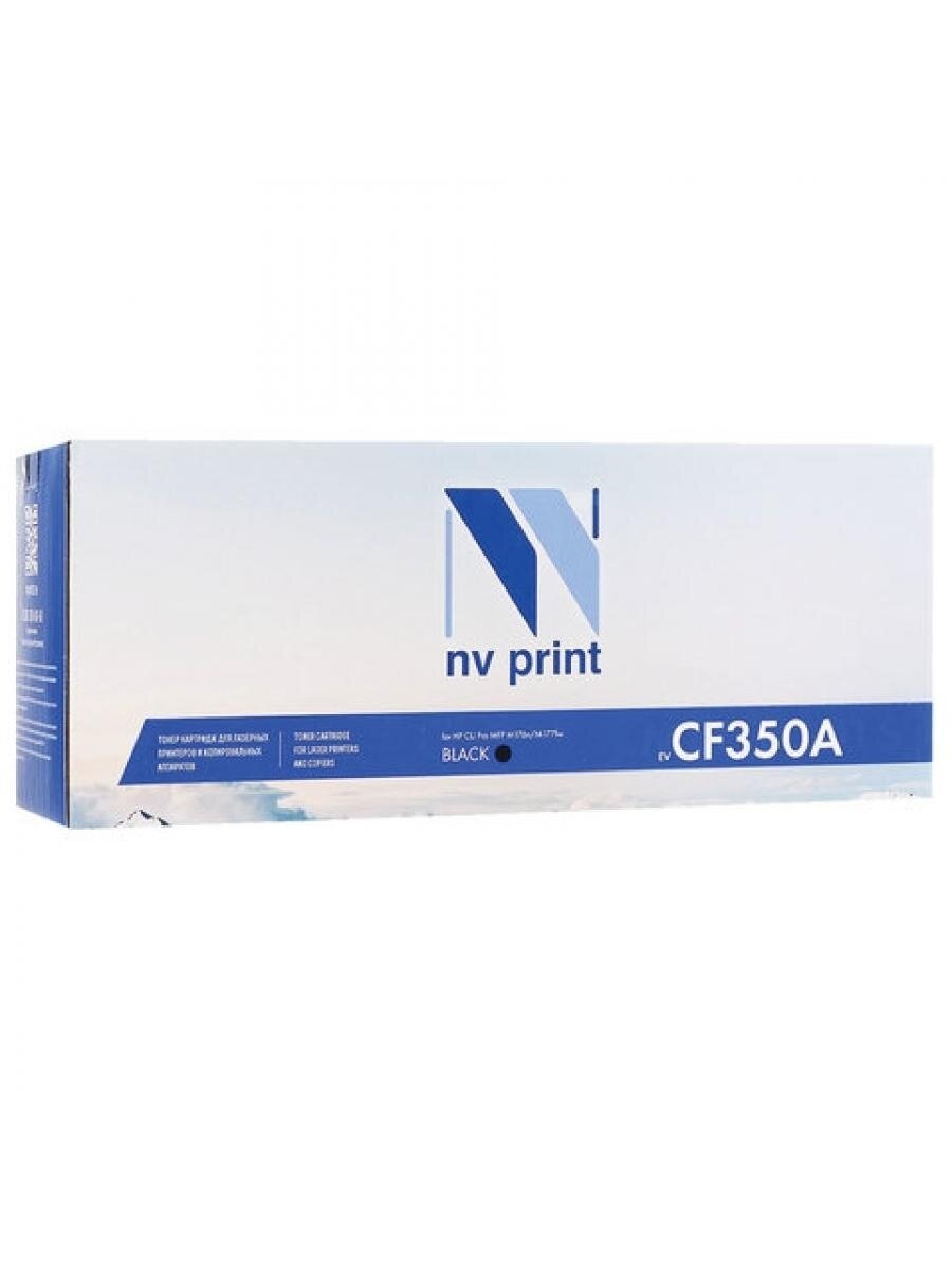 Картридж NV Print CF350A Black для HP, 1300 стр, черный - фото №9