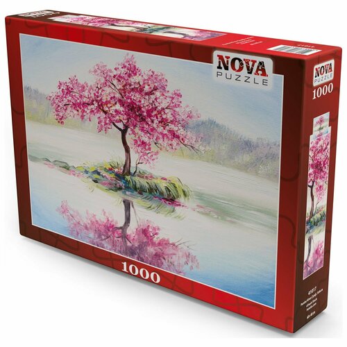 Пазл Nova 1000 деталей: Розовый вишневый цвет, Сакура