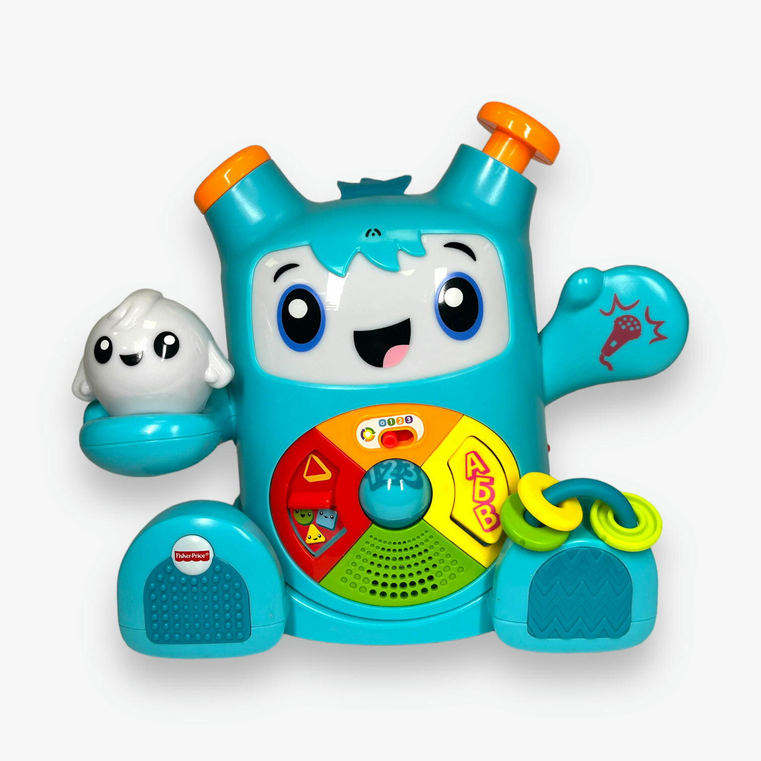 Развивающая игрушка Fisher-Price Смейся и учись. Роккит и Спарки FXD10, синий