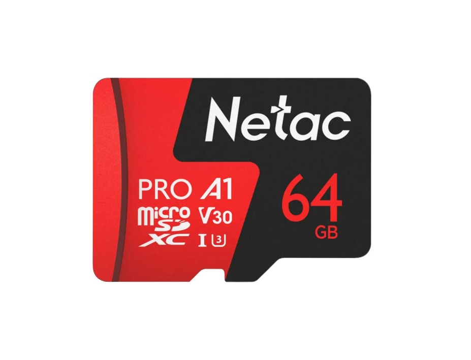 Карта памяти microSD 64 ГБ Netac Class 10 Extreme Pro ( NT02P500PRO-064G-S )