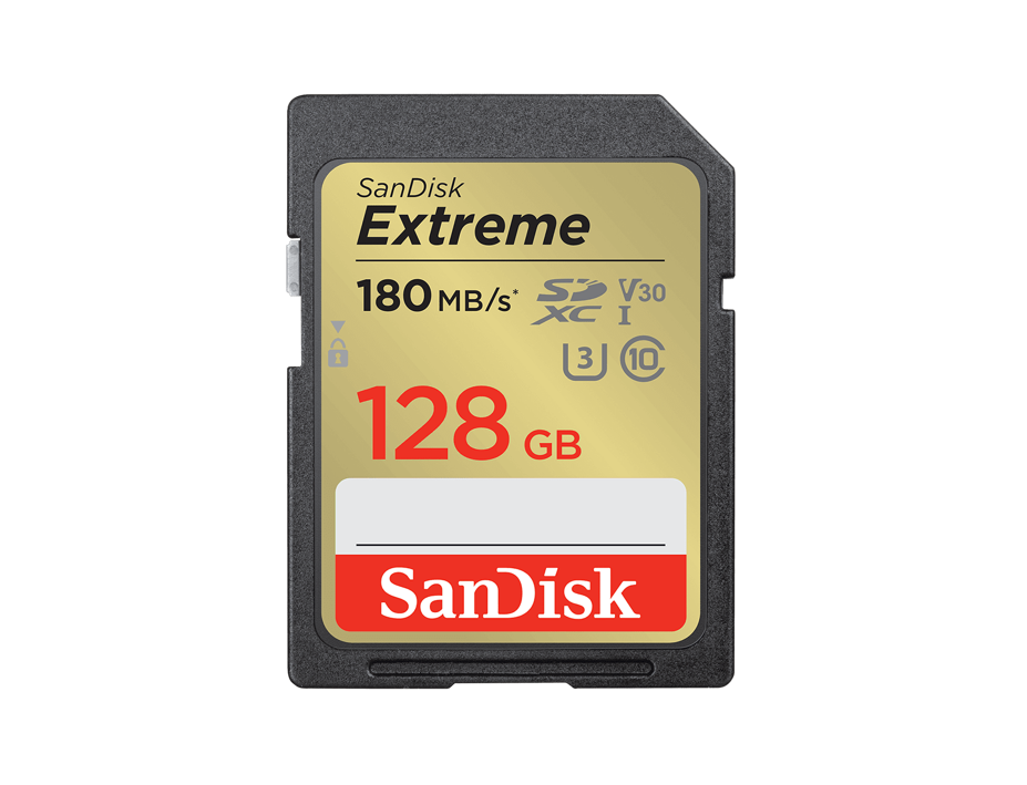 Карта памяти SD 128 ГБ SanDisk Class 10 Extreme ( SDSDXVA-128G-GNCIN )