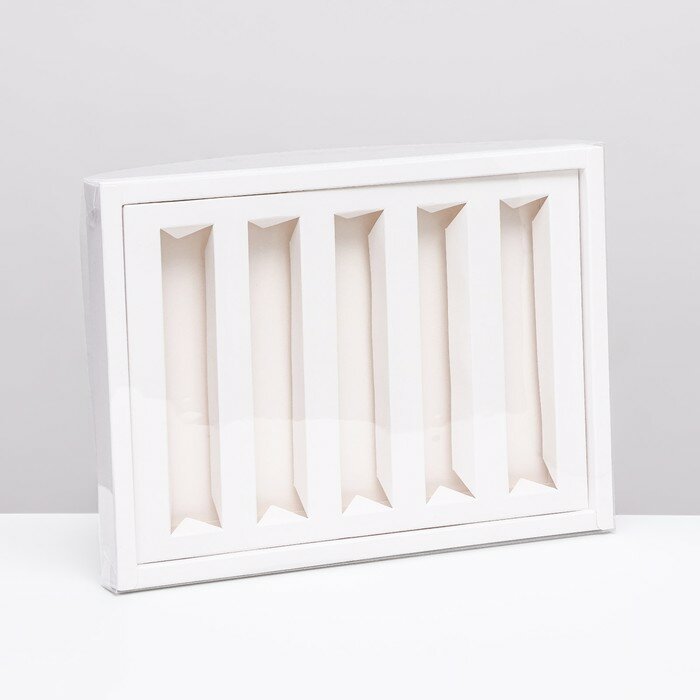 UPAK LAND Коробка для 5 мини - батончиков белая 27.5×20×2.3 см