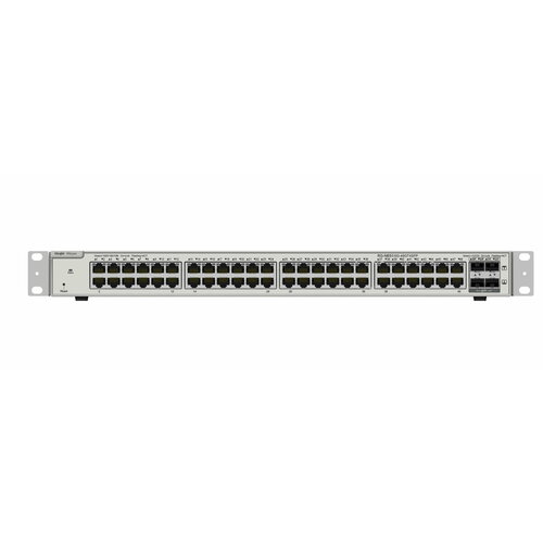 коммутатор ruijie reyee 48 port 10g l2 managed poe switch 48 gigabit rj45 poe poe ports 4 10g sfp slots 370w poe power budget Reyee 48-Port 10G L2+ Managed Switch, 48 Gigabit RJ45 Ports, 4 *10G SFP+ Slots,19-inch Rack-mountable Steel Case, Static Routing