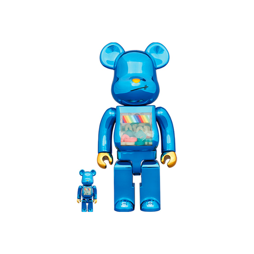 коллекционный набор фигурок q style evangelion Bearbrick JSB 3RD Ver 100% & 400% Set (Р.)