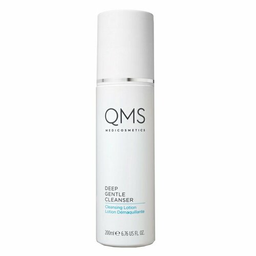 Нежная Глубокоочищающая Эмульсия 200 мл QMS Deep Gentle Cleanser 200 мл эмульсия очищающая для лица и области вокруг глаз uteki cleanser face