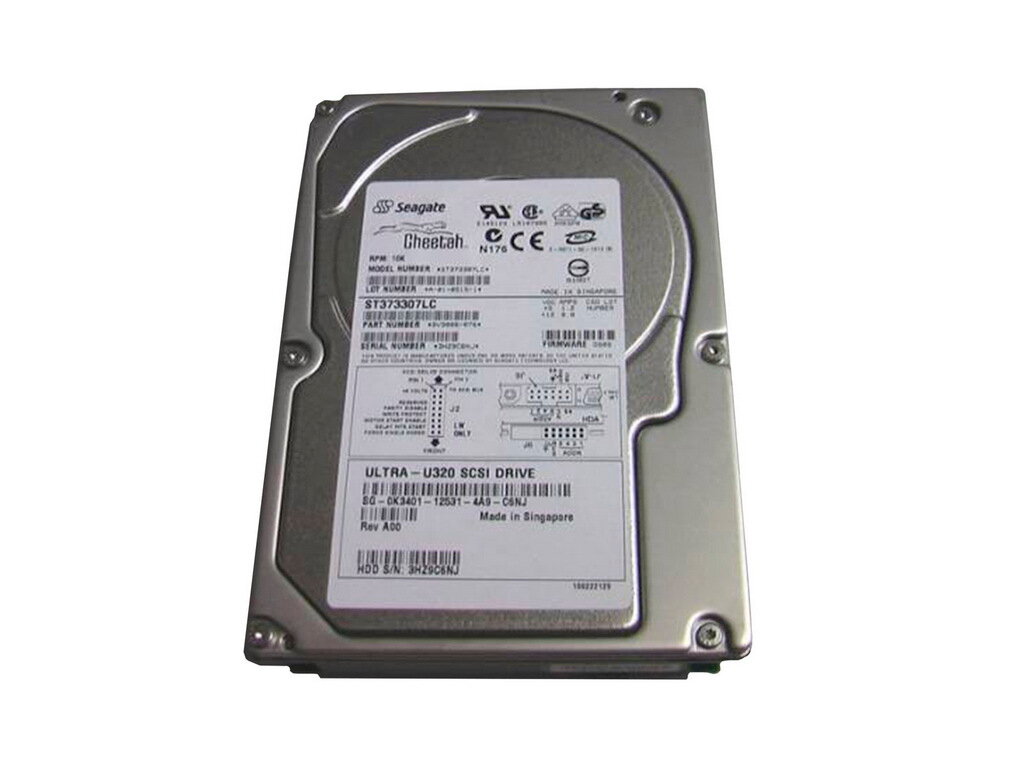 Жесткий диск Seagate Cheetah 10K.6 SCSI 73Gb (10K/8Mb/80pin) ST373307LC