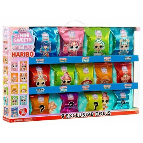 Большой эксклюзивный набор кукол ЛОЛ Loves Mini Sweets Haribo