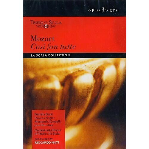 Mozart: Cosi fan tutte. (La Scala, 1989). Riccardo Muti. 1 DVD mozart cosi fan tutte john pritchard london philarmonic orchestra arthaus dvd deu двд видео 1шт