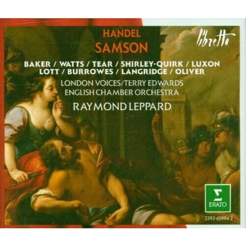 audio cd janet jackson janet deluxe 2 cd AUDIO CD Handel: Samson. Robert Tear, Janet Baker, London Voices