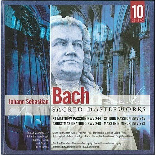 AUDIO CD BACH, J.S: Sacred Masterworks - St. Matthew Passion / St. John Passion / Christmas Oratorio / Mass in B minor